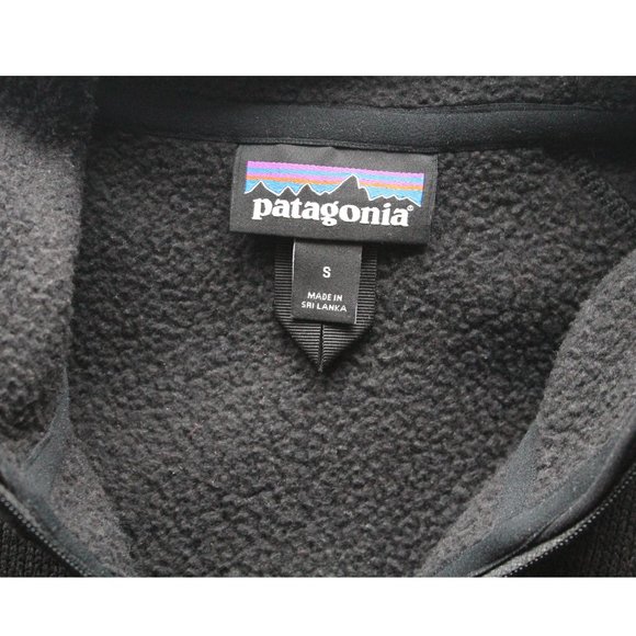 Patagonia Better Sweater Fleece Hoody / Small / Black Full Zip Womens Jacket - Picture 7 of 8